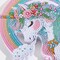 5D Unicorn Diamond Painting Ornaments Kit - Special Shaped Rhinestone Statue for Desktop - Rainbow Diamond Art Figurine Sculpture - DIY Crystal Craft Kit for Adults, Kids & Beginners